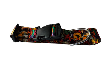 Kennel Printed Adjustable Click Collar (1 1/4")